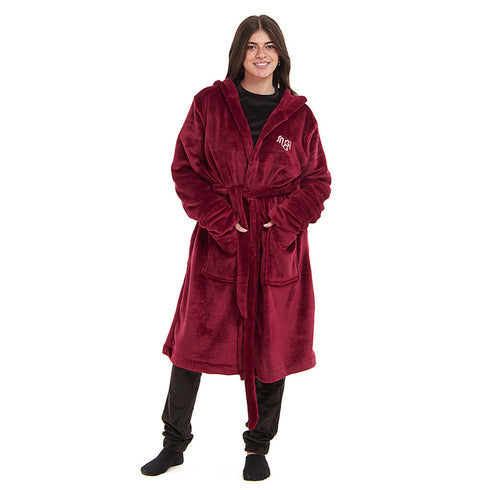 روب بطانية "احمر برغندي"